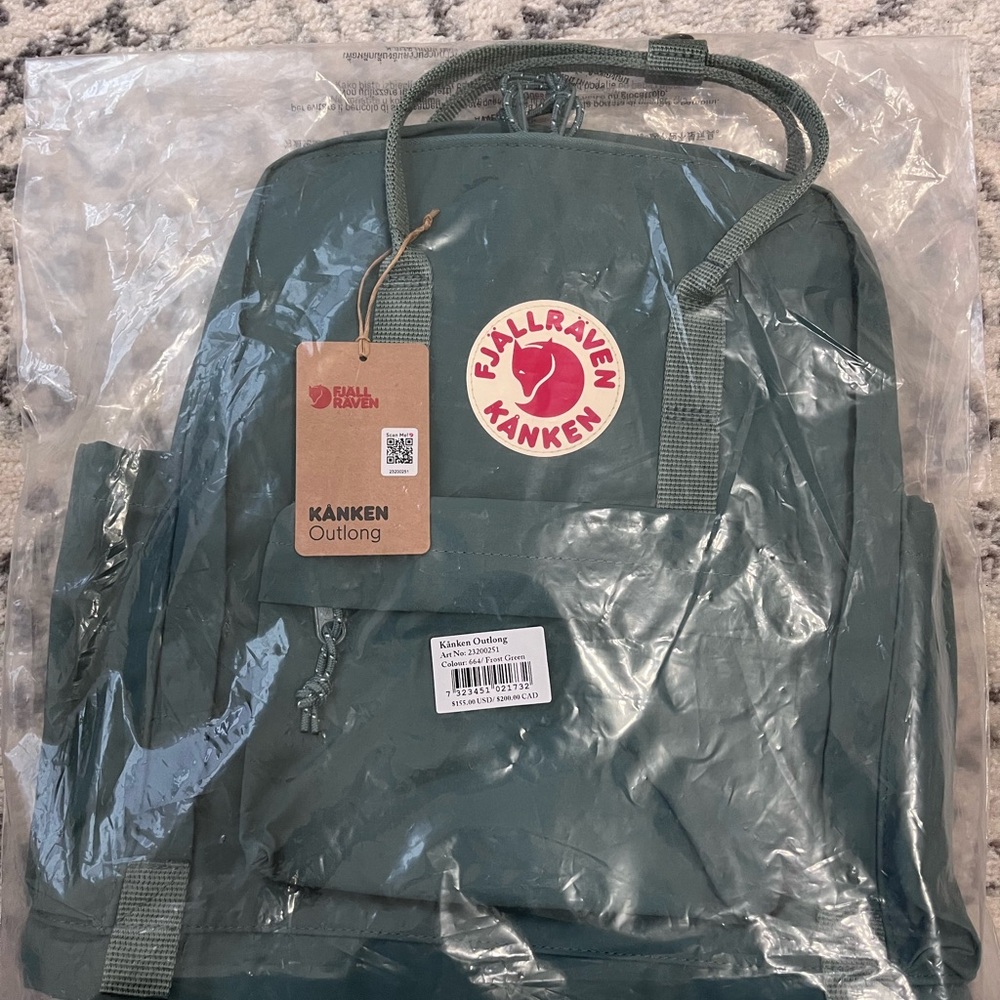 Fjallraven Kånken Outing Green Backpack